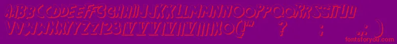 Friday13sh Font – Red Fonts on Purple Background