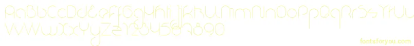 NioubesLight Font – Yellow Fonts