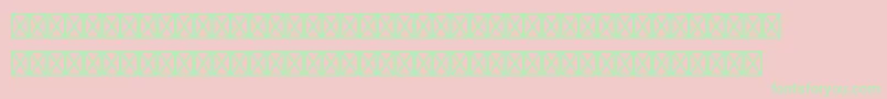 Holidaypiltstd2 Font – Green Fonts on Pink Background