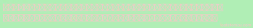 Holidaypiltstd2 Font – Pink Fonts on Green Background