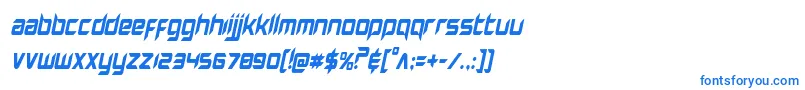 Hollowpointcondital Font – Blue Fonts