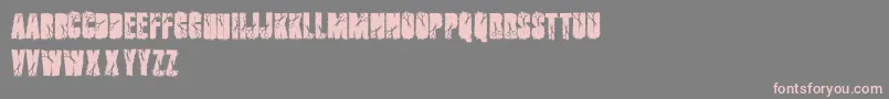 Cutter Font – Pink Fonts on Gray Background