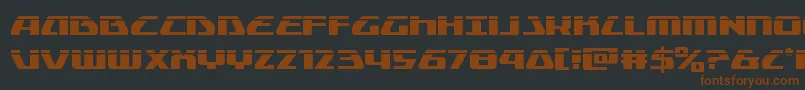 Globaldynamicslaser Font – Brown Fonts on Black Background