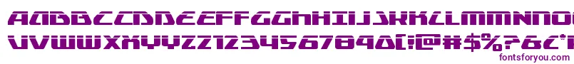 Globaldynamicslaser Font – Purple Fonts on White Background