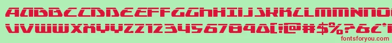 Globaldynamicslaser Font – Red Fonts on Green Background