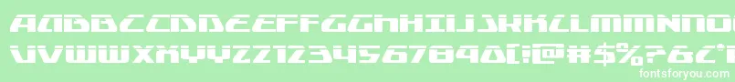 Globaldynamicslaser Font – White Fonts on Green Background