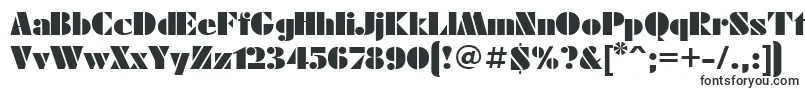 Czcionka FuturaeugeniacttRegular – kroje pisma w dużych rozmiarach