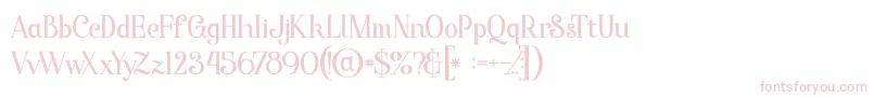 フォントStarlabold – ピンクのフォント