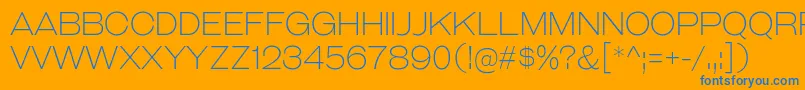 More about GalderglynnTitlingEl Font GalderglynnTitlingEl Font – Blue Fonts on Orange Background