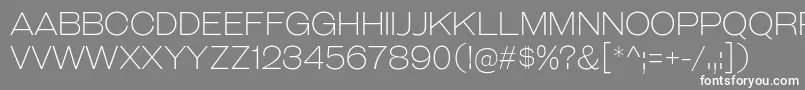 GalderglynnTitlingEl Font – White Fonts on Gray Background