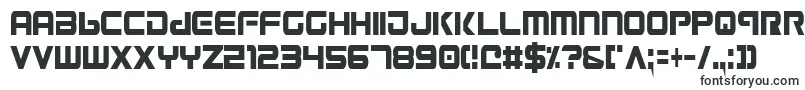 Шрифт Gunv2c – очень широкие шрифты