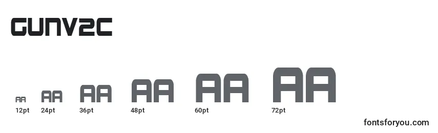 Gunv2c Font Sizes