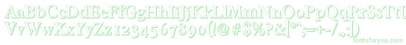 FranciscoshadowMediumRegular Font – Green Fonts