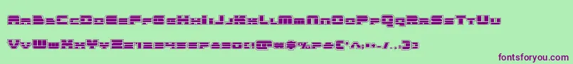 Quickenacad Font – Purple Fonts on Green Background