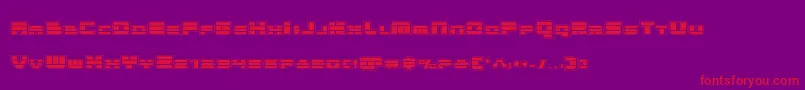 Quickenacad Font – Red Fonts on Purple Background