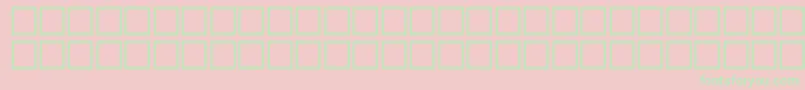 Police TechsymbolsRegular – polices vertes sur fond rose