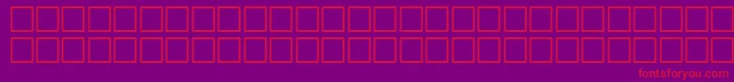 fuente TechsymbolsRegular – Fuentes Rojas Sobre Fondo Morado