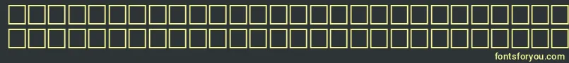 TechsymbolsRegular Font – Yellow Fonts on Black Background