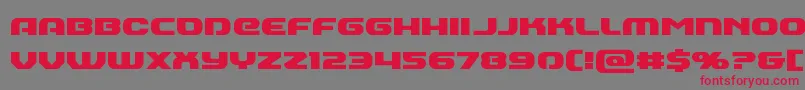 Annapolis Font – Red Fonts on Gray Background