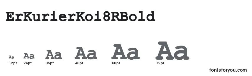 ErKurierKoi8RBold Font Sizes