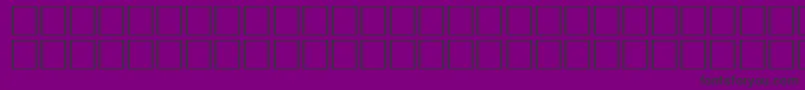 IdeaRegular-fontti – mustat fontit violetilla taustalla
