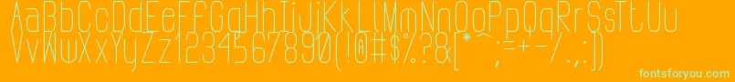More about PudahuelSans Font PudahuelSans Font – Green Fonts on Orange Background