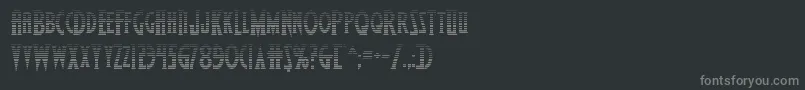 Шрифт Wolfsbane2iigrad – серые шрифты на чёрном фоне