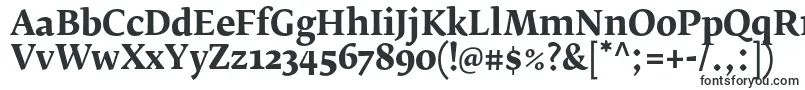 FedraserifbproBold-fontti – terävät fontit
