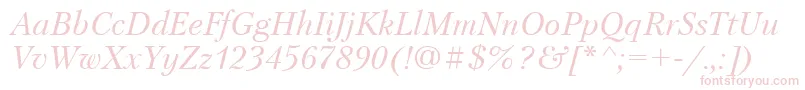 PetersburgItalic Font – Pink Fonts