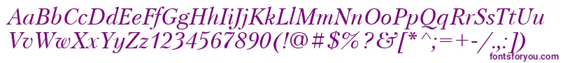 PetersburgItalic Font – Purple Fonts