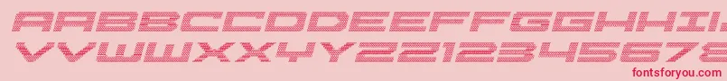 Pocketball3Dital Font – Red Fonts on Pink Background