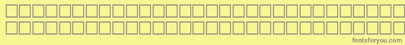 Gldfwf Font – Gray Fonts on Yellow Background