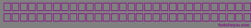 Gldfwf Font – Purple Fonts on Gray Background