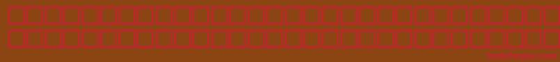 Gldfwf Font – Red Fonts on Brown Background