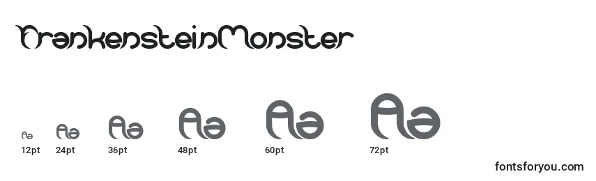 FrankensteinMonster Font Sizes