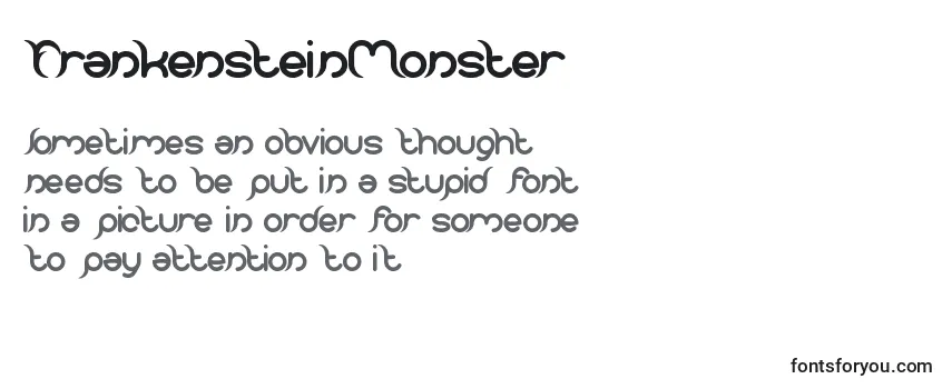 FrankensteinMonster フォントのレビュー