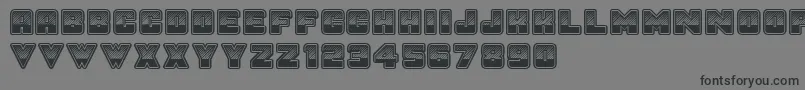 SunsetGp Font – Black Fonts on Gray Background