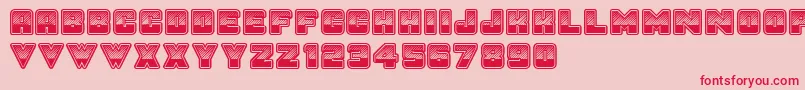 SunsetGp Font – Red Fonts on Pink Background