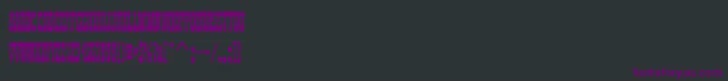Zirkuscomd Font – Purple Fonts on Black Background