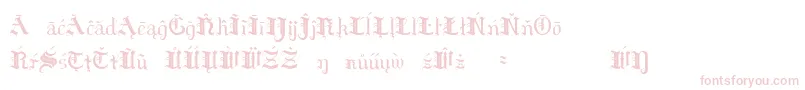 HildaSonnenscheinExtraCharacters Font – Pink Fonts on White Background