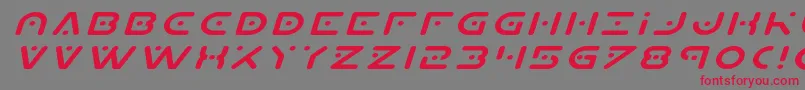 fuente Planetxexpandital – Fuentes Rojas Sobre Fondo Gris