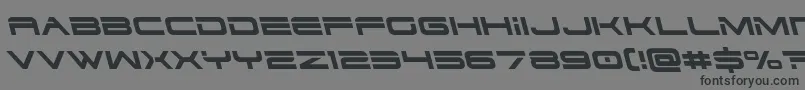 fuente Dodger3left – Fuentes Negras Sobre Fondo Gris