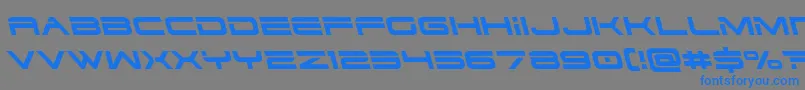 Police Dodger3left – polices bleues sur fond gris
