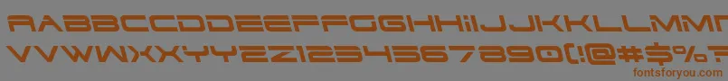 Police Dodger3left – polices brunes sur fond gris
