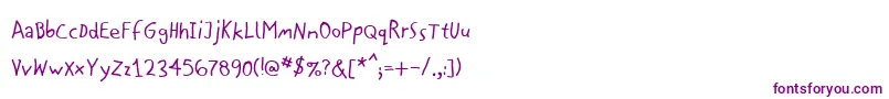 Lisätietoja Mousecut-fontista Mousecut-fontti – violetit fontit