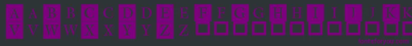 Theroots Font – Purple Fonts on Black Background
