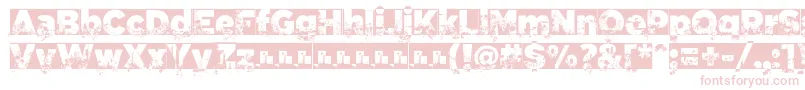 C.A.GarrutasFont Font – Pink Fonts on White Background