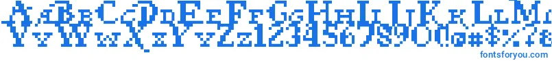 Pixel Pirate Font – Blue Fonts