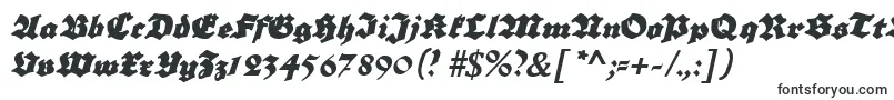Grobeplakatfraktur Font – Fonts for VK