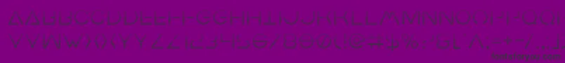 Earthorbitergrad Font – Black Fonts on Purple Background